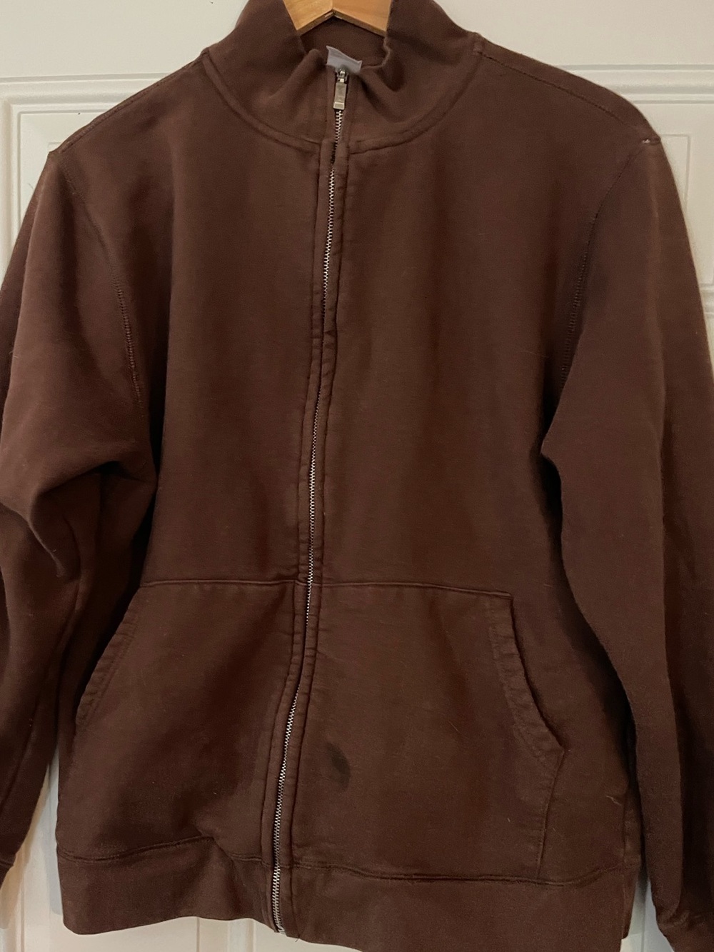 Canso Brown Zip Up Sweater L Men’s